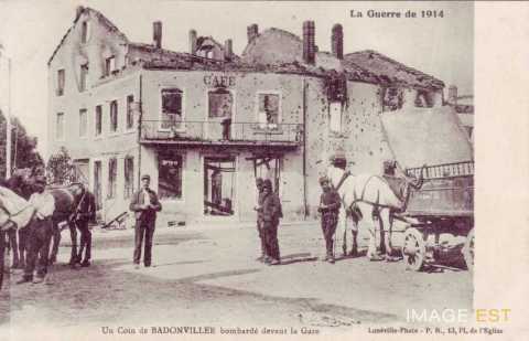 Café  incendié  (Badonviller)
